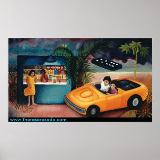 Vi drunknar hela natten "Manejamos todo noche" Poster