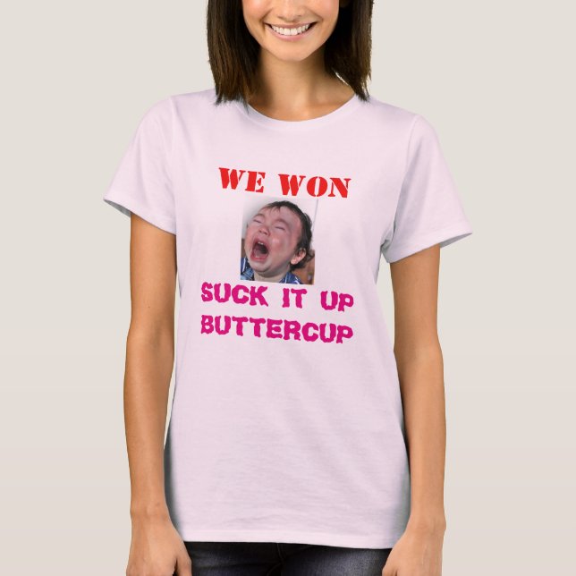 VI, DU BORTTAPPAD, HÄMTA ÖVER DET. TEE SHIRT (Framsida)