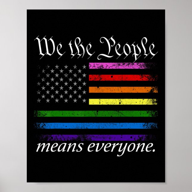 Vi Elak alla som är jämställda med USA Poster (Framsidan)