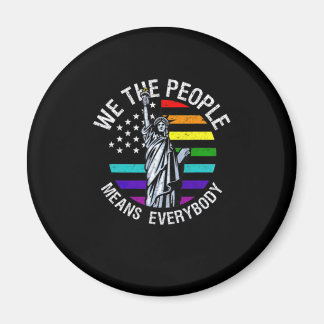 Vi Elaket Människor alla Vintagar HBT Gay Magnet
