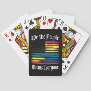 Vi Elaket People's All HBT Gay pride Gift Casinokort