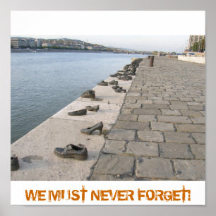 VI FÅR ALDRIG GLÖMMA. POSTER