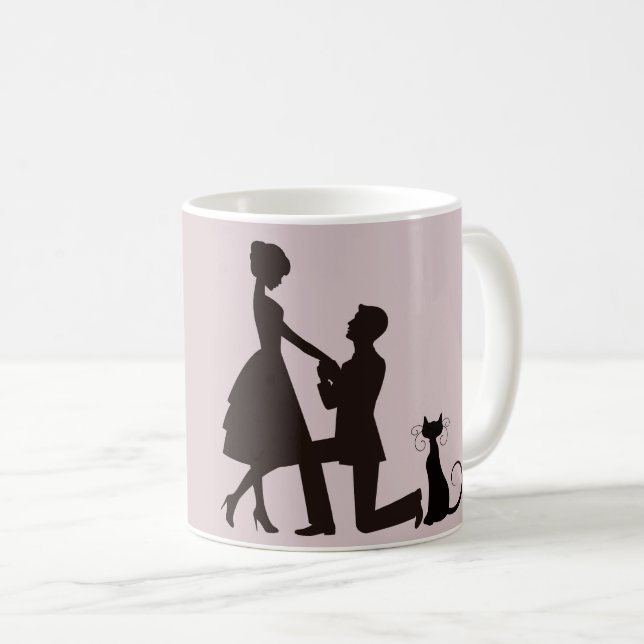 Vi får den meowied/gifta ringmuggen kaffemugg (Framsida höger)