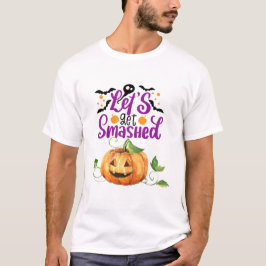 Vi får strykta Halloween-pumkin Funny T Shirt