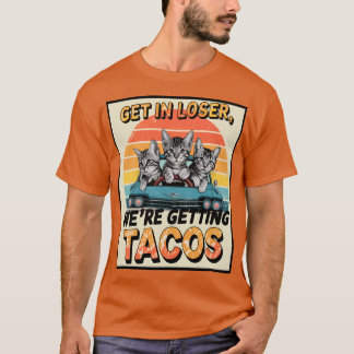 VI FÅR TACOS, katter. T Shirt