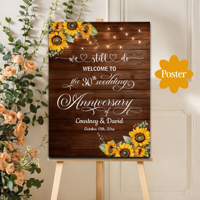 Vi firar fortfarande 30-årsdagen av Bröllop String Poster (Skapare uppladdad)