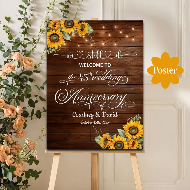 Vi firar fortfarande 45:e Bröllop-årsdagen av Stri Poster (Skapare uppladdad)