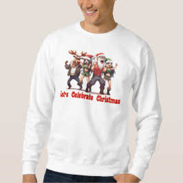 Vi firar jul lång ärmad tröja