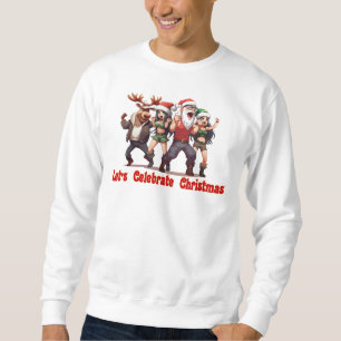 Vi firar jul lång ärmad tröja