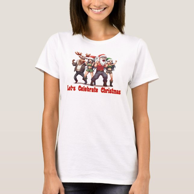 Vi firar jul t shirt (Framsida)