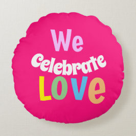 VI firar undertecknanderundan Kärlek Hand Fläkt Bo Rund Kudde