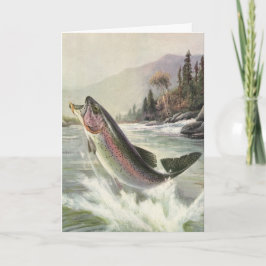 Vi fiskar en God jul, Vintage Trout Helgkort