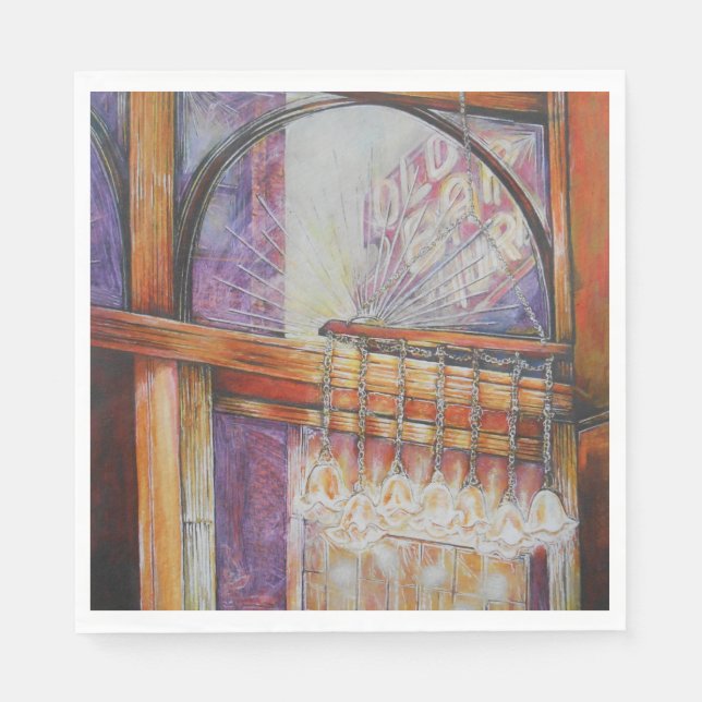 Vi flyger alla flera gånger runt samma ljus. pappersservett (Framsidan)