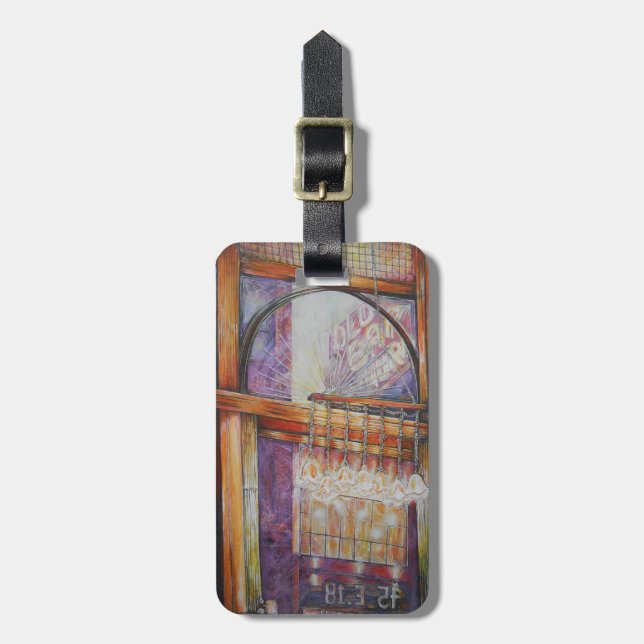 Vi flyger alla månar runt samma ljus. bagagebricka (Vertikal Framsida)