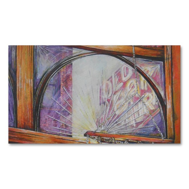 Vi flyger alla månar runt samma ljus. magnetiska visitkort (Framsida)