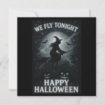Vi flyger ikväll platinum/svart Halloween-platta k