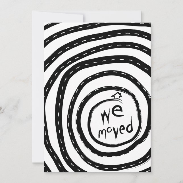 vi flyttade tillkännagivande (spiralformad väg) meddelande (Framsida)