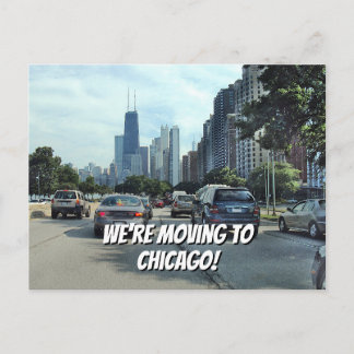 Vi flyttar till Chicago Dina ord och foto Meddelande Vykort