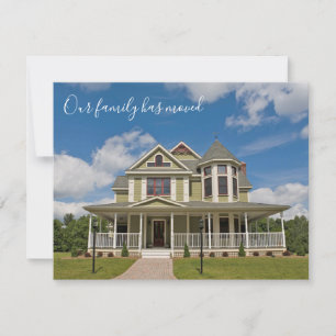 Vi Flyttat ändring av Anpassningsbarnas husfoto Ad Meddelande