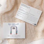 Vi Flyttat vår Nya adress pastellvattenfärg Vykort<br><div class="desc">Berätta för din familj och dina vänner att du har flyttat med det här söta nya adress tillkännagivandet om pastellfärgning. Anpassa med all ny information på kortets framsida och baksida. #movingmeddelande #newaddress #ournewhome</div>