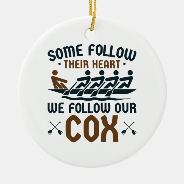 Vi följer vår Cox. Julgransprydnad Keramik (Framsidan)