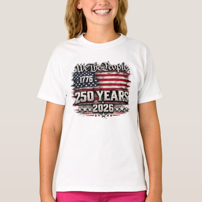 Vi Folk 250‑årsjubileumsdesign T Shirt (Framsida)