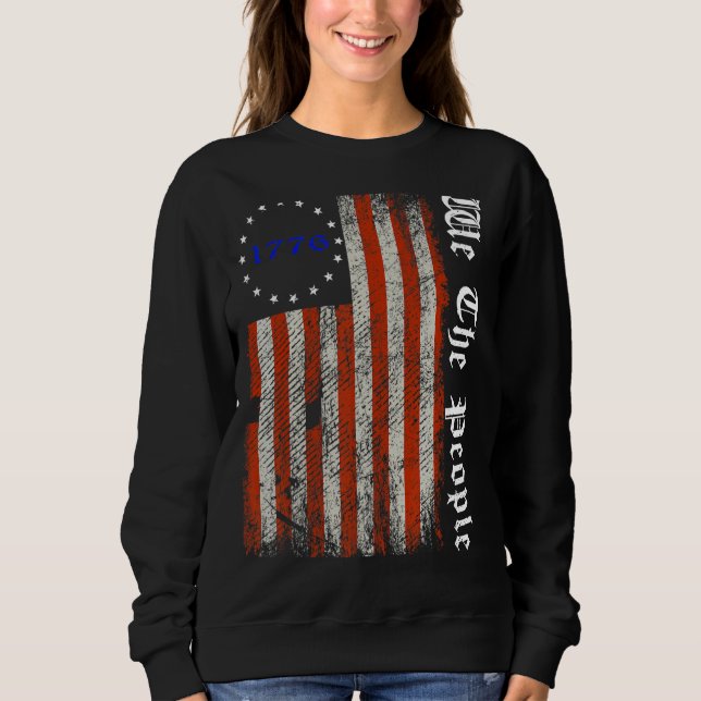 Vi folk 4:e juli Fireworks 2 T Shirt (Framsida)