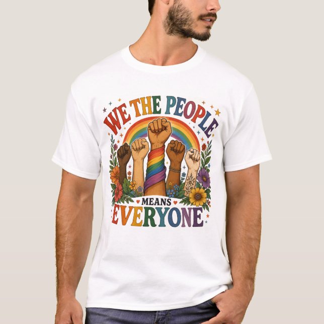 Vi Folk HBTQ T-Shirt (Framsida)