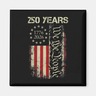 Vi Folket 250 År Amerika 1776-2026 250-årsjubileum Magnet