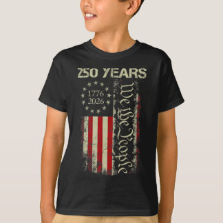 Vi Folket 250 År Amerika 1776-2026 250-årsjubileum T Shirt