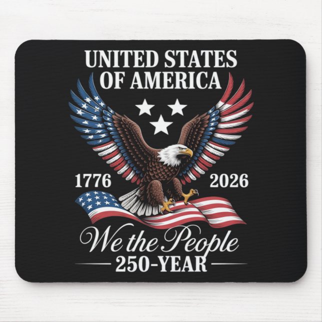Vi Folket 250 år amerika Musmatta (Framsidan)