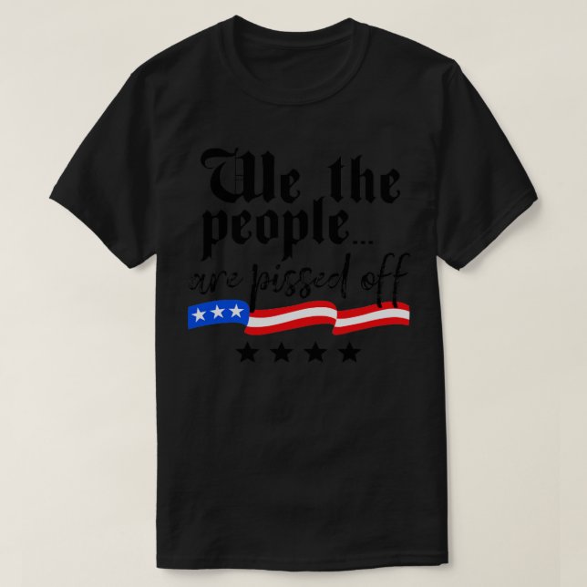 Vi folket är befriade från konstitutionsfrihet1 t shirt (Design framsida)
