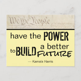 Vi Folket Bygger en Bättre Framtid Vykort