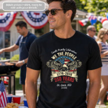 Vi Folket Familje Firande 1776-2026 T-Shirt