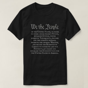 Vi Folket Fullständig Grundlag Förord T Shirt