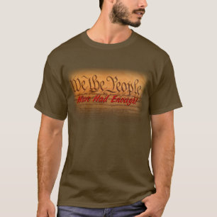 Vi folket har haft nog tee shirt