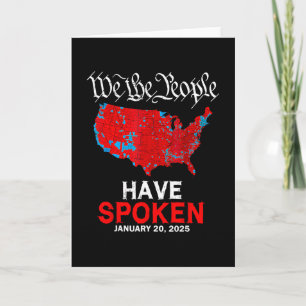 Vi Folket Har Talt 20 Januari 2025 Trump El Kort