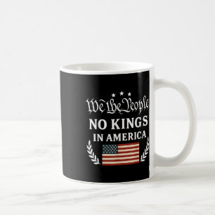 Vi Folket Inga Kungar I Amerika Demokrati Protest Kaffemugg