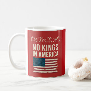 Vi Folket Inga Kungen I Amerika Kaffemugg