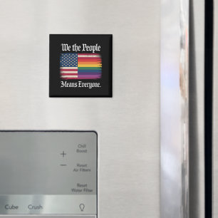 Vi Folket Innebär Alla Usa Hbtq-Jämlikhet Magnet