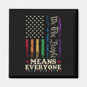 Vi Folket Innebär Alla USA:s Konstitution Hbtq Magnet