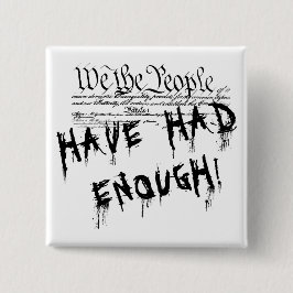 Vi folket! Knapp för politiska protester