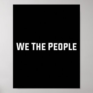 Vi Folket Konstitution Förenta Staterna Trump Pro Poster