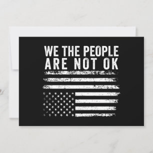 Vi Folket Mår Inte Bra Upp-och-nervänd amerikansk Inbjudningar