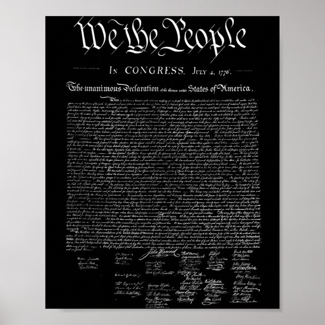 Vi folket _ oss självständighetsförklaring  poster (Framsidan)