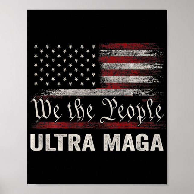 Vi Folket Ultra Maga Poster (Framsidan)