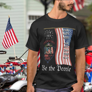 Vi Folket USA 250 Semi-Kvartsjubileum Patriotisk T Shirt