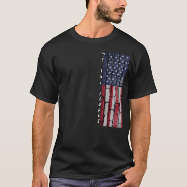 VI folket USA-flagga T Shirt (Framsida)