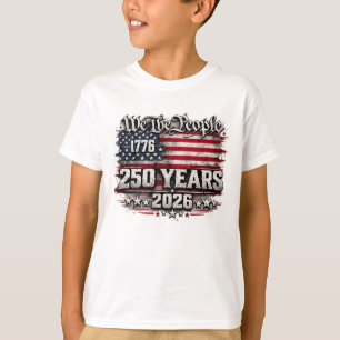Vi folkets 250‑årsjubileumsdesign t shirt