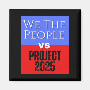 Vi Folkets projekt 2025 Spara Demokratipolitik Magnet